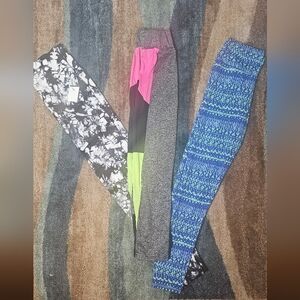 Lot of 3 Girls’ Leggings-Size Small-1 NWT